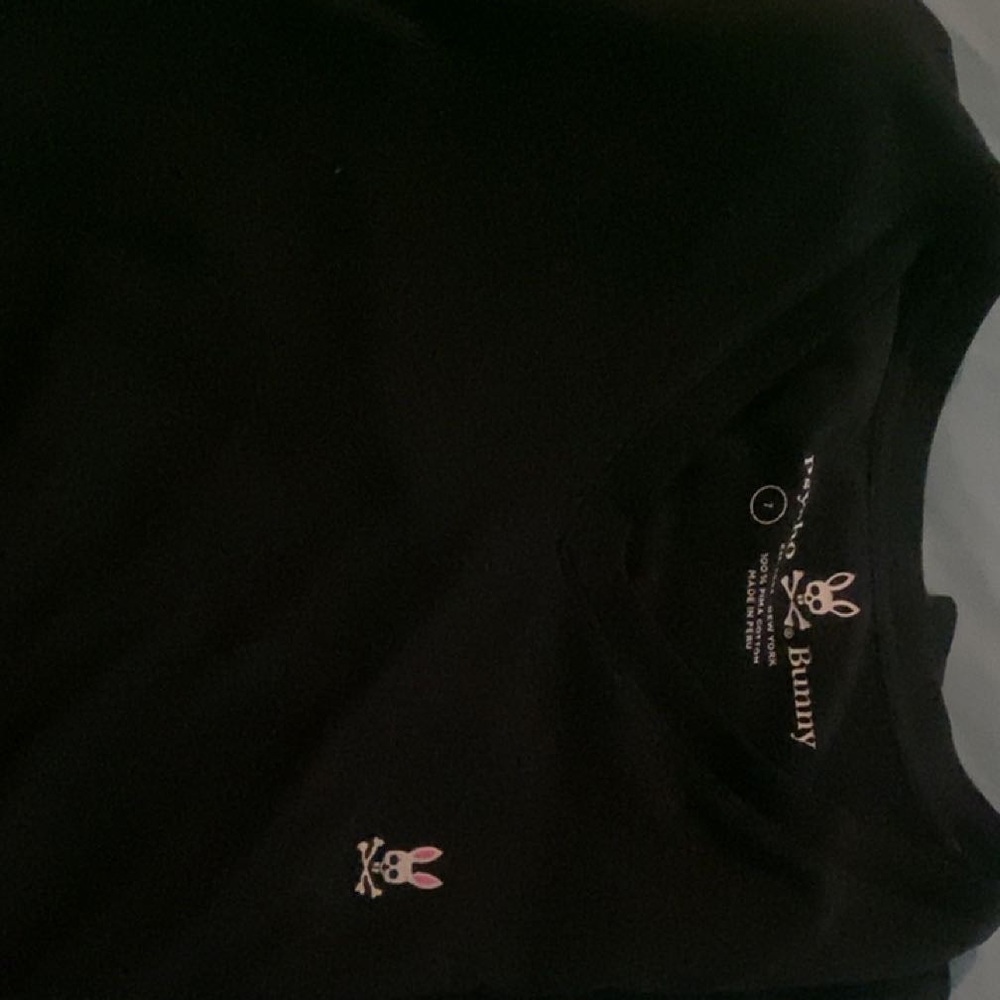 Men psycho bunny shirt black